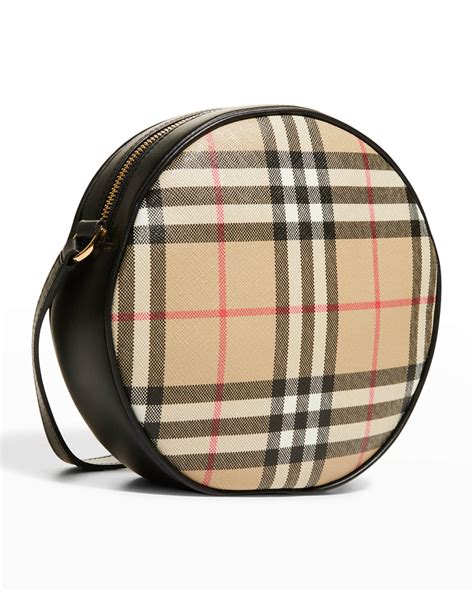 burberry bag round|burberry louise check round bag.